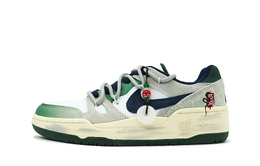 Nike Кроссовки Full Force Low Year Of The Snake Green Snake с противоскользящим покрытием, износостойкие, низкие, для скейтбординга, унисекс, зеленые fz3595-100（team497-乙巳青蛇） | green
