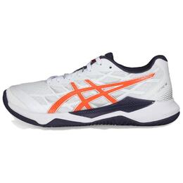 Asics Бадминтонные кроссовки Gel Tactic 12 с низким верхом, устойчивые к истиранию, унисекс, белые, оранжевые 1073a071-102 | white orange