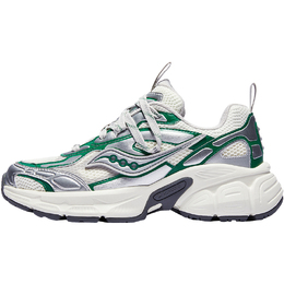 Saucony 2K CAVALRY Нескользящие, дышащие и поддерживающие низкие повседневные кроссовки унисекс серебристо-зеленого цвета s79053-12 | silver/green