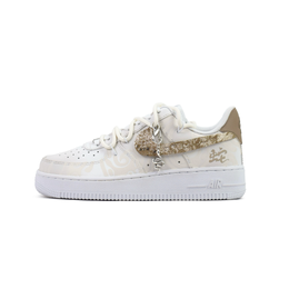 Nike Кроссовки для скейтбординга Air Force 1 Low Top, женские, цвет хаки dd8959-100(team462-金蟒缠身) | khaki