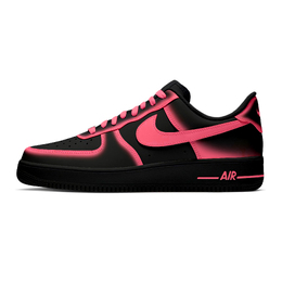 Nike Кроссовки Air Force 1 для скейтбординга, износостойкие, унисекс, черно-розовые cw2288-001(team573-黑夜极光粉紫） | black pink