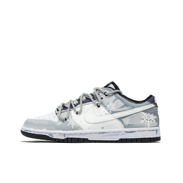 Nike Кроссовки для скейтбординга Dunk San Chuan, Frosty Shadows And Snow Tracks, устойчивые к истиранию, низкие, унисекс, сине-белые dd1391-100(team821-霜影雪踪) | blue white