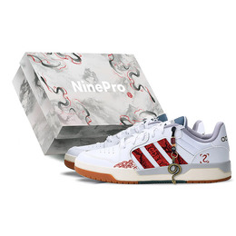 Adidas Износостойкие низкие кроссовки для скейтбординга ENTRAP унисекс, красные, белые jr7984(team397-鸿运临门box） | red white