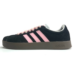 Adidas Кроссовки для скейтбординга VL COURT 2.0 с противоскользящим износостойким верхом, унисекс, розовые js3003(team801-甜酷幻彩) | pink