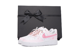 Nike Кроссовки для скейтбординга Air Force 1 с защитой от скольжения, женские, розовые, белые dd8959-100(team拾伍-男女同款粉白二sbox) | pink white