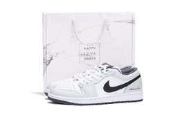 Баскетбольные кроссовки Air 1 Low Top Vintage, унисекс, светло-серые Jordan, Light Gray 553558-152(team拾伍-男女同款白灰三sbox) | light gray
