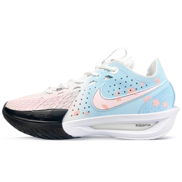 Nike Баскетбольные кроссовки Air Zoom GT Cut 3 с амортизацией и поддержкой, низкие, унисекс, синие dv2918-102(team40-樱花漫舞) | blue