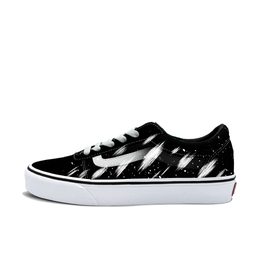 Vans Износостойкие низкие кроссовки для скейтбординга Ward, унисекс, черные, белые vn0a36emc4r(team613-星夜炫影) | black white