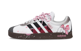 Adidas Кроссовки для скейтбординга VL COURT 2.0 с противоскользящим износостойким верхом, унисекс, розовые, белые js3003（team846-心绘喵韵） | pink white