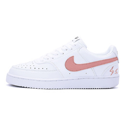Nike Кроссовки Court Vision 1 Moldy Coral Sea с низким верхом, устойчивые к скольжению и износу, для скейтбординга, унисекс, розовые, белые dh2987-101(team488-霉霉珊瑚海) | pink white