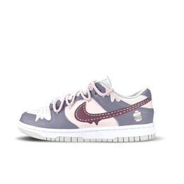 Nike Кроссовки для скейтбординга Dunk Anti Slip, износостойкие, унисекс, розовые, фиолетовые dd1503-103(team364-派对乐园） | pink purple