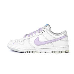 Nike Кроссовки для скейтбординга Dunk Anti Slip, износостойкие, женские, белые, фиолетовые hf0023-100(team676-紫苑) | white purple