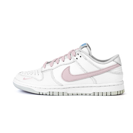 Nike Кроссовки для скейтбординга Dunk Sun Shining Small Flower с нескользящей подошвой, износостойкие, женские, белые, розовые hf0023-100(team676-太阳发光) | white pink