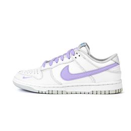 Nike Кроссовки для скейтбординга Dunk Wenqi Small Flower с нескользящей подошвой, износостойкие, женские, белые, фиолетовые hf0023-100(team676-雯琪) | white purple