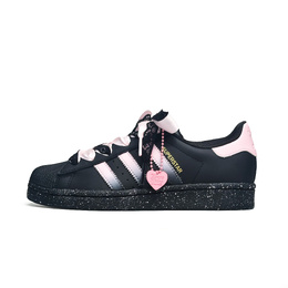 Adidas SUPERSTAR Dreamy Shoes легкие и дышащие низкие кроссовки для скейтбординга унисекс, черные, розовые eg4959（team1031-鞋间绮梦） | black pink