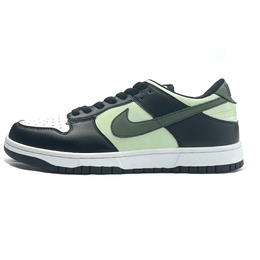 Nike Кроссовки для скейтбординга Dunk Green Wild Spirit Wind с низким верхом, устойчивые к истиранию, унисекс, черно-зеленые dd1391-100(team801-绿野灵风) | black green