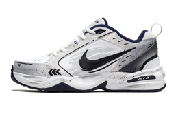Nike Кроссовки Air Monarch 4 Moment Of Extreme Speed с противоскользящим покрытием, износостойкие, низкие, массивные, унисекс, серо-белые 415445-102（team698-极速时刻） | gray white