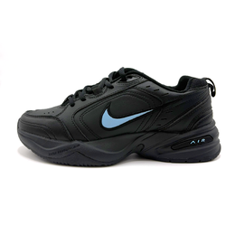 Nike Кроссовки Air Monarch 4 Midnight Blue Jewel с антискользящим покрытием, износостойкие, низкие, массивные, унисекс, сине-черные 415445-001（team913-午夜蓝宝） | blue black