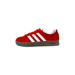 Adidas Кроссовки для скейтбординга VL COURT 2.0, мягкие, плиссированные, темно-красновато-фиолетовые, противоскользящие, балансирующие, низкие, унисекс, красные hq1802（team1130-绛霞柔褶） | red