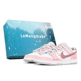 Nike Кроссовки для скейтбординга Dunk Joy Lemon с противоскользящим эффектом, женские, розовые dd1503-103(team778-贪吃萌兔s-box) | pink