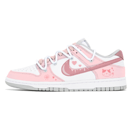 Nike Кроссовки для скейтбординга Dunk Joy Lemon с противоскользящим эффектом, женские, розовые dd1503-103(team778-哈喽猫咪) | pink