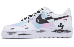 Nike Кроссовки Air Force 1 с антискользящей амортизацией, износостойкие, низкие, для скейтбординга, унисекс, белые cw2288-111（team580-电玩） | white