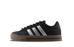 Adidas Кроссовки для скейтбординга Daily 4.0 с противоскользящим покрытием, износостойкие, унисекс, черные, серебристые jr0086(team129-银夜骑士2) | black silver