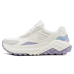 Skechers Низкие массивные кроссовки женские, белые, фиолетовые 150682-wlvb | white purple