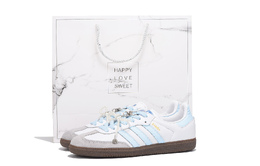 Adidas Низкие кроссовки для скейтбординга SUPERSTAR, унисекс, белые, синие b75806(team拾伍-男女同款白蓝三sbox) | white blue
