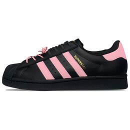 Adidas Кроссовки для скейтбординга Superstar женские, низкие, розовые/черные eg4959（team1020-粉红双带） | pink
