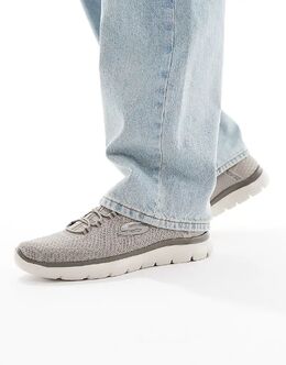 Кроссовки Skechers: Summits — туфли класса люкс в серо-коричневом цвете 149975264 | taupe