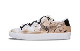 Nike Кроссовки Blazer Ink Splatter Butterfly с нескользящей подошвой для скейтбординга, мужские, цвет хаки da6364-112（team360-泼墨蝴蝶） | khaki