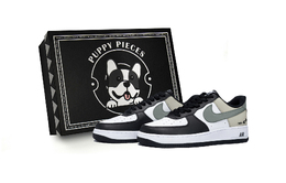 Nike Фрагмент Air Force 1 Puppy, специальные низкие кроссовки для скейтборда, мужские, белые dv0788-001(team85-鸿鹄雾霾as-box) | white