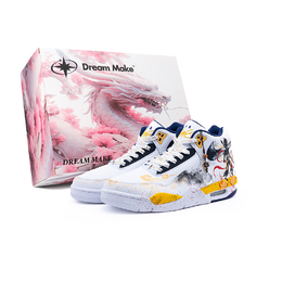 Nike Баскетбольные кроссовки Flight Legacy Mid Top Vintage, мужские, белые bq4212-102(team240-魔童重生-box) | white