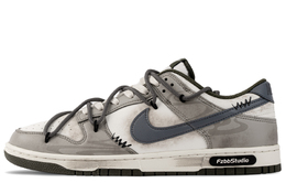 Nike Кроссовки для скейтбординга Dunk, увеличивающие рост, противоскользящие и износостойкие, низкие, мужские, коричневые, синие hf5441-102(teama-破风) | brown blue