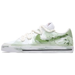 Nike Кроссовки для скейтбординга Court Legacy, мужские, низкие, зеленые/белые dh3162-101（team698-禅茶一味） | light green