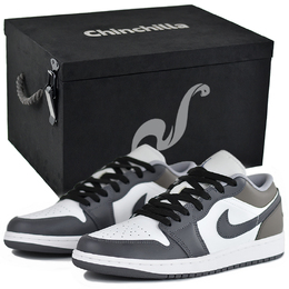 Jordan Баскетбольные кроссовки Air 1 Vintage, низкие, мужские, черно-коричневые 553558-145(team96-xm摩卡52s-box) | xm mocha-gift box 1