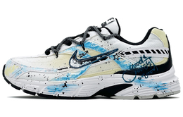 Nike Кроссовки Initiator с амортизацией, дышащие, с низким верхом, для повседневного использования, для городских поездок и работы, белые, синие, желтые 394055-100（team260-海浪冰沙qd） | white blue yellow