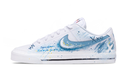 Nike Низкие кроссовки для скейтбординга Court Legacy, мужские, белые, синие dh3162-100（team968-天空之境） | white blue