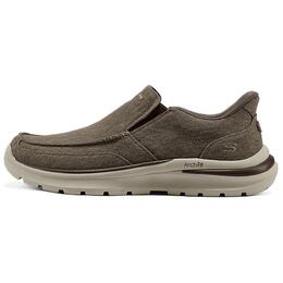 Skechers Повседневные дышащие низкие кроссовки мужские коричневые 205490-brn | brown