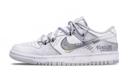 Nike Кроссовки для скейтбординга Dunk Sunny And Rainy Weather Chart, износостойкие, нескользящие, низкие, мужские, серо-белые dd1391-103(team580晴雨表) | gray white