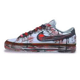 Nike Кроссовки Court Legacy Darkness Falls с низким верхом, нескользящие, износостойкие, мужские, белые dh3162-100(team371-黑暗降临) | white