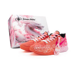 Nike Баскетбольные кроссовки Ja 2 Pink Power Awake с противоскользящим покрытием, износостойкие, низкие, мужские, розовые ib5841-800（team240-粉力觉醒-box） | pink