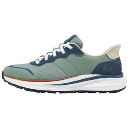 Skechers Кроссовки мужские Slip Ins Low Top Casual, цвет зеленый, синий 211069-aqgr | green blue