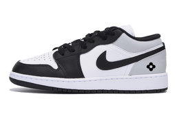 Jordan Баскетбольные кроссовки Air 1 Low Top Vintage, мужские, серо-белые 553558-131(team85-蓓蕾烟灰) | gray white