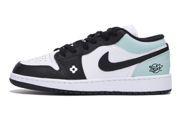 Баскетбольные кроссовки Air 1 LOW Top для детей и подростков Jordan, белый 553560-131(team85-围绕奶绿) | white