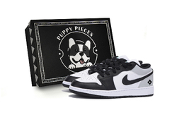 Jordan Баскетбольные кроссовки Air 1 Low Top Vintage, мужские, серо-белые 553558-131(team85-蓓蕾烟灰as-box) | gray white