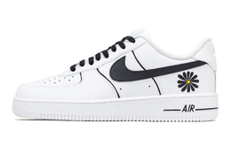 Nike Кроссовки Air Force 1 Green Chrysanthemum Bloom с антискользящим покрытием, износостойкие, низкие, мужские, черные cw2288-111(team1171-青菊漫) | black