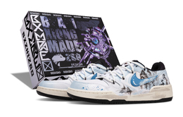 Nike Кроссовки для скейтбординга Full Force, износостойкие, низкие, мужские, сине-белые fb1362-101(team250-浮生韶光box) | blue white (b-box)