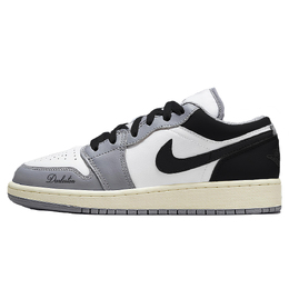 Jordan Баскетбольные кроссовки Air 1 Vintage, мужские, низкие, черные 553558-053(team1007-暗夜蒲光） | white